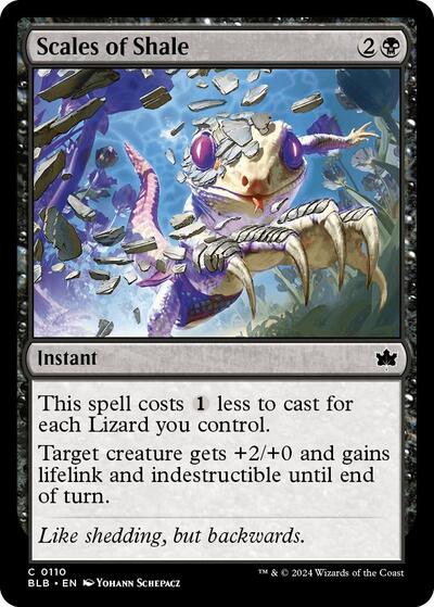Scales of Shale (BLB) #110 Common Bloomburrow Magic: The Gathering: 2024