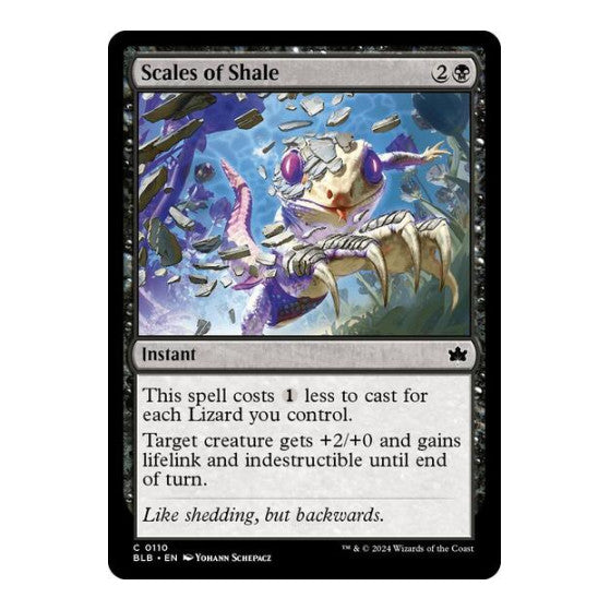 Scales of Shale (BLB) #110 Common Bloomburrow Magic: The Gathering: 2024