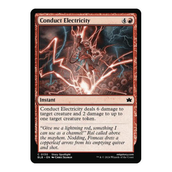 Conduct Electricity (BLB) #130 Common Bloomburrow Magic: The Gathering: 2024