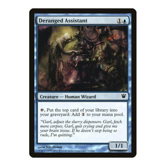 Deranged Assistant (ISD) #52 Common (Lightly Played) Innistrad Magic: The Gathering: 2011