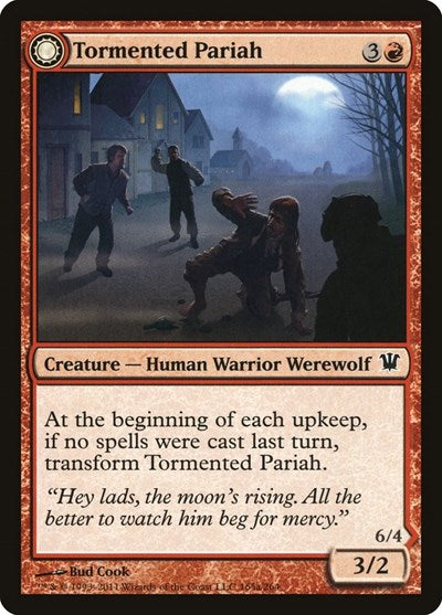 Tormented Pariah (ISD) #165 Common (Lightly Played) Innistrad Magic: The Gathering: 2011