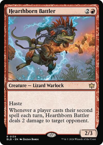 Hearthborn Battler (BLB) #139 Rare (Lightly Played) Bloomburrow Magic: The Gathering: 2024