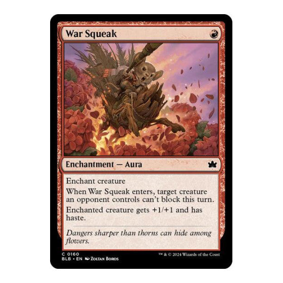 War Squeak (BLB) #160 Common (Lightly Played) Bloomburrow Magic: The Gathering: 2024