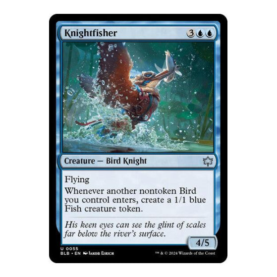 Knightfisher (BLB) #55 Uncommon (Lightly Played) Bloomburrow Magic: The Gathering: 2024