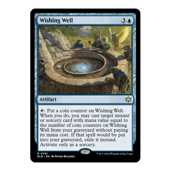 Wishing Well (BLB) #81 Rare (Lightly Played) Bloomburrow Magic: The Gathering: 2024
