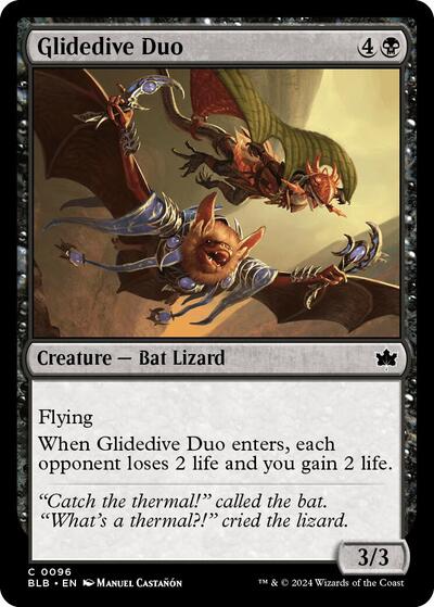 Glidedive Duo (BLB) #96 Common Bloomburrow Magic: The Gathering: 2024