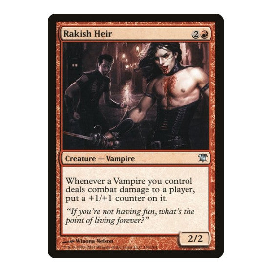 Rakish Heir (ISD) #158 Uncommon Innistrad Magic: The Gathering: 2011