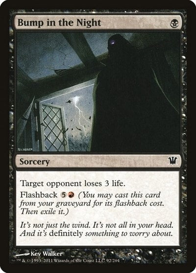 Bump in the Night (ISD) #92 Common Innistrad Magic: The Gathering: 2011
