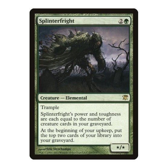 Splinterfright (ISD) #205 Rare (Heavily Played) Innistrad Magic: The Gathering: 2011