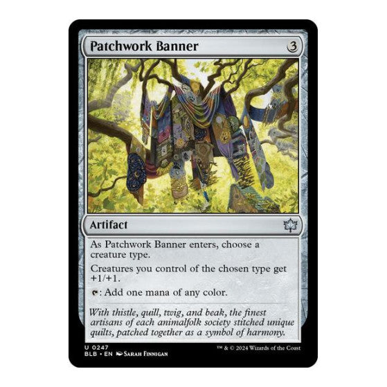 Patchwork Banner (BLB) #247 Uncommon Bloomburrow Magic: The Gathering: 2024