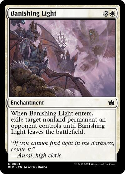 Banishing Light (BLB) #1 Common (Lightly Played) Bloomburrow Magic: 2024