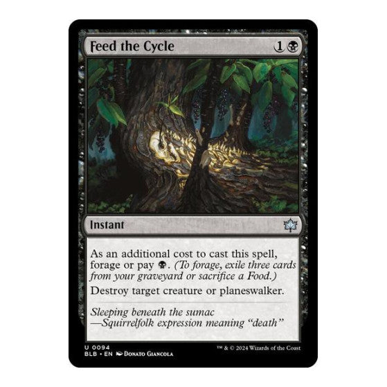 Feed the Cycle (BLB) #94 Uncommon Bloomburrow Magic: The Gathering: 2024