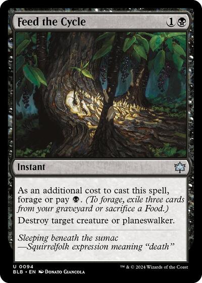 2024 Magic: Bloomburrow (BLB) - Feed the Cycle (#94, Uncommon)