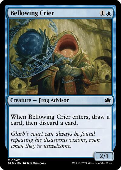 Bellowing Crier (BLB) #42 Common Bloomburrow Magic: The Gathering: 2024