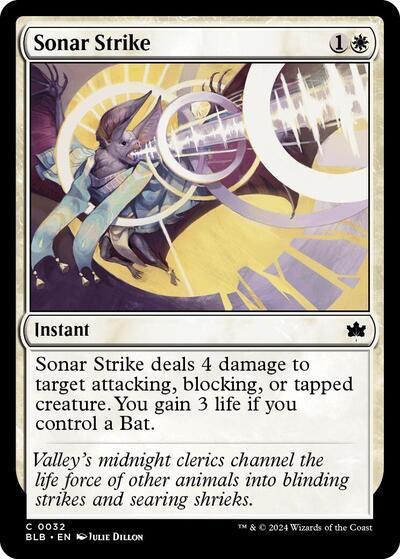 Sonar Strike (BLB) #32 Common Bloomburrow Magic: The Gathering: 2024