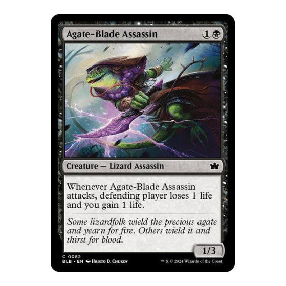 Agate Blade Assassin (BLB) #82 Common Bloomburrow Magic: The Gathering: 2024
