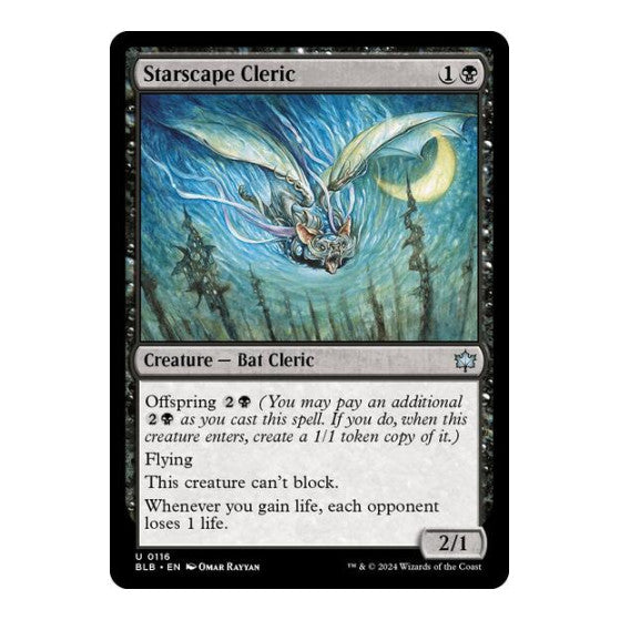 Starscape Cleric (BLB) #116 Uncommon (Lightly Played) Bloomburrow Magic: The Gathering: 2024