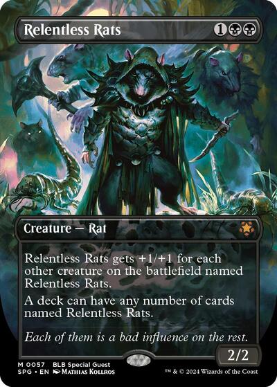 Relentless Rats Borderless (SPG) #57 Mythic Rare (Near Mint) Special Guests Magic: 2026