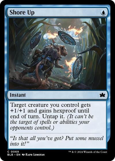 Shore Up (BLB) #69 Common (Lightly Played) Bloomburrow Magic: The Gathering: 2024