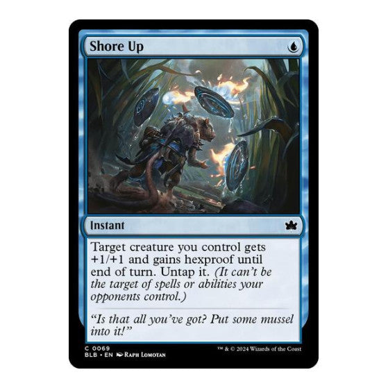 Shore Up (BLB) #69 Common (Lightly Played) Bloomburrow Magic: The Gathering: 2024