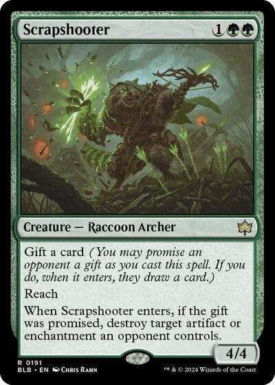 Scrapshooter (BLB) #191 Rare (Lightly Played) Bloomburrow Magic: 2024