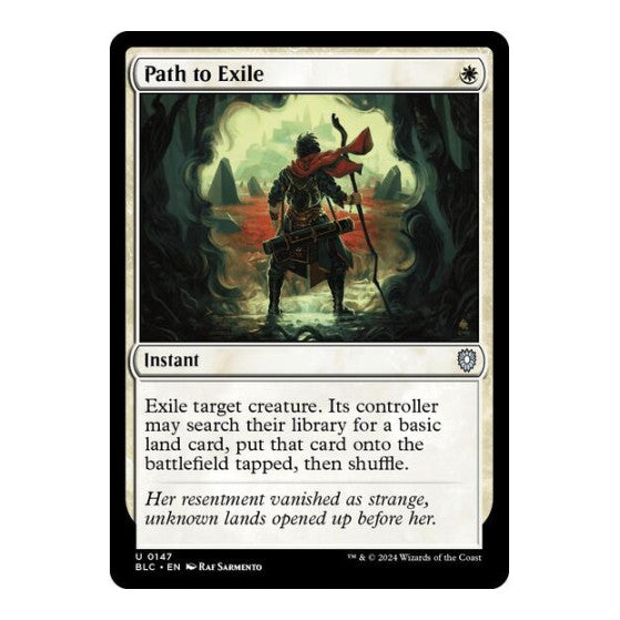Path to Exile (BLC) #147 Uncommon (Near Mint) Commander: Bloomburrow Magic: The Gathering: 2024