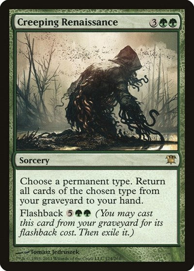 Creeping Renaissance (ISD) #174 Rare Innistrad Magic: The Gathering: 2011