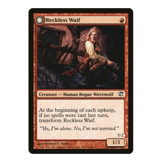 Reckless Waif (ISD) #159 Uncommon Innistrad Magic: The Gathering: 2011