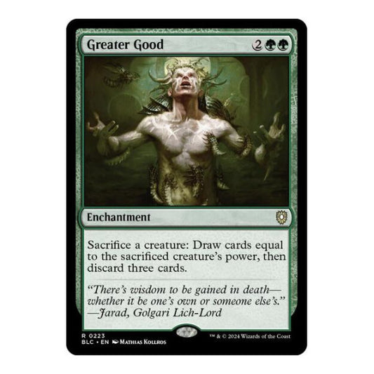 Greater Good (BLC) #223 Rare (Lightly Played) Commander: Bloomburrow Magic: The Gathering: 2024