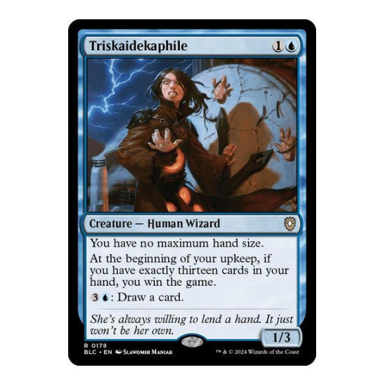 Triskaidekaphile (BLC) #178 Rare (Lightly Played) Commander: Bloomburrow Magic: The Gathering: 2024