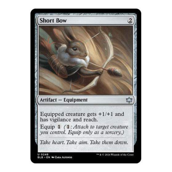 Short Bow (BLB) #248 Uncommon (Lightly Played) Bloomburrow Magic: The Gathering: 2024