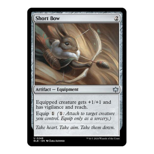 Short Bow (BLB) #248 Uncommon (Lightly Played) Bloomburrow Magic: The Gathering: 2024