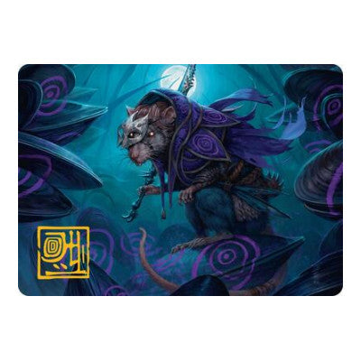 Nightwhorl Hermit Art Card (Gold-Stamped Signature) (ASBLB) #10 Special (Lightly Played) Art Series: Bloomburrow Magic: The Gathering: 2024