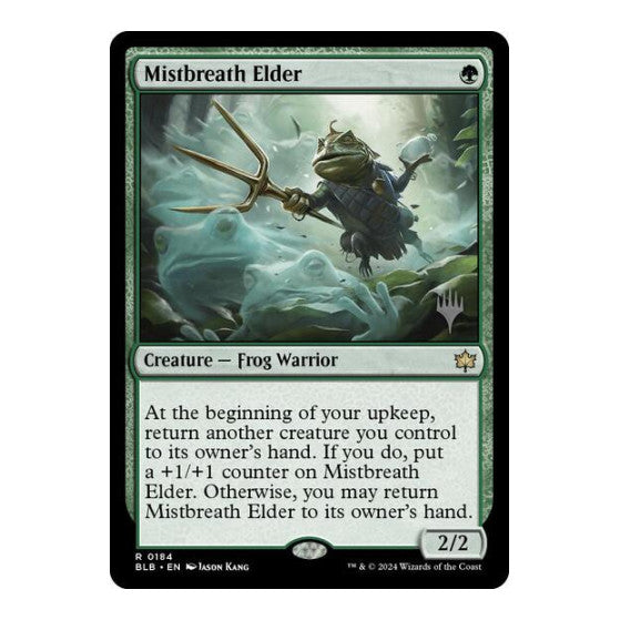 Mistbreath Elder (PPBLB) #184 Rare (Lightly Played) Promo Pack: Bloomburrow Magic: The Gathering: 2024