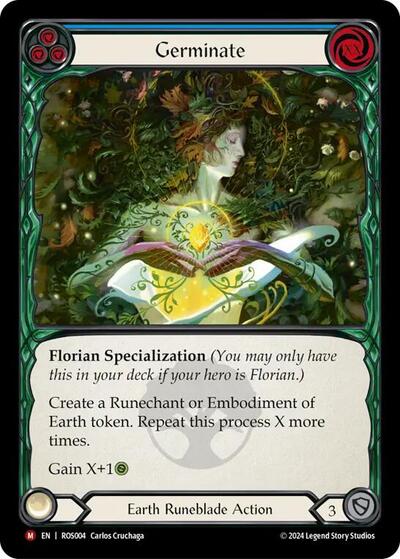 Germinate (ROS) #ROS004 Majestic (Near Mint) Rosetta Flesh & Blood TCG: 2024
