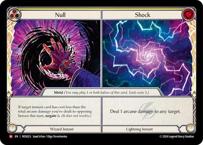 Null Shock (ROS) #ROS023 Majestic (Near Mint) Rosetta Flesh & Blood TCG: 2024