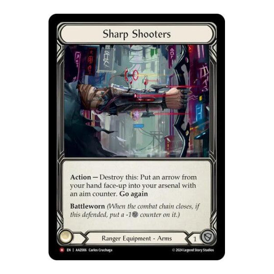 Sharp Shooters (ADA) #AAZ006 Majestic (Rainbow Foil Near Mint) Armory Deck: Azalea Flesh and Blood TCG: 2024
