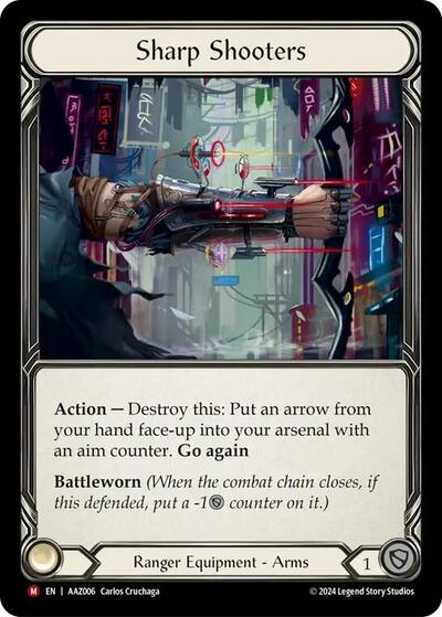 Sharp Shooters (ADA) #AAZ006 Majestic (Rainbow Foil Near Mint) Armory Deck: Azalea Flesh and Blood TCG: 2024