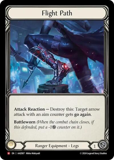 Flight Path (ADA) #AAZ007 Majestic (Rainbow Foil Near Mint) Armory Deck: Azalea Flesh and Blood TCG: 2024