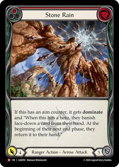 2024 Flesh & Blood TCG: Armory Deck: Azalea (ADA) - Stone Rain (#AAZ016, Majestic)