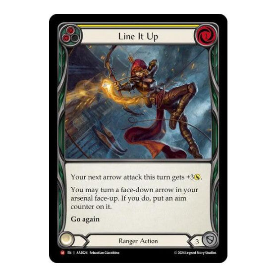 Line It Up (ADA) #AAZ024 Majestic Armory Deck: Azalea Flesh and Blood TCG: 2024