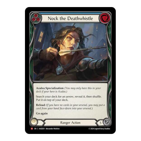 Nock the Deathwhistle (ADA) #AAZ029 Majestic (Lightly Played) Armory Deck: Azalea Flesh and Blood TCG: 2024