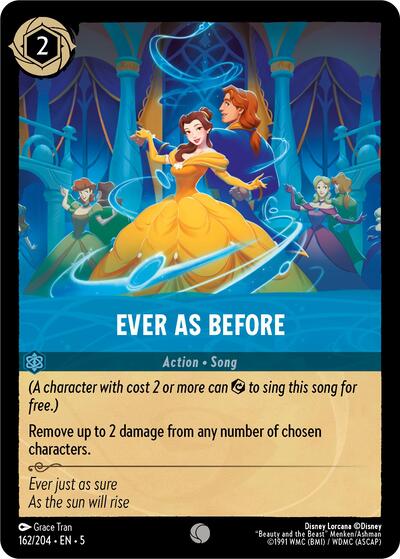 Ever as Before (5) #162/204 Common (Near Mint) Shimmering Skies Disney Lorcana: 2024