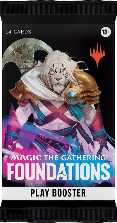 Magic: The Gathering Foundations - Play Booster Pack (FDN) (Unopened) Foundations Magic: The Gathering: 2024