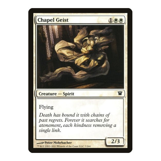 Chapel Geist (ISD) #7 Common (Lightly Played) Innistrad Magic: The Gathering: 2011