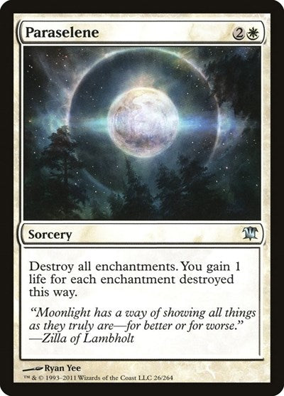 Paraselene (ISD) #26 Uncommon Innistrad Magic: The Gathering: 2011