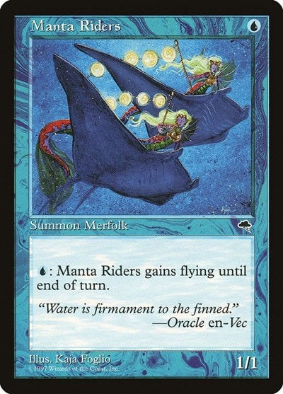 Manta Riders (TMP) #74 Common (Lightly Played) Tempest Magic: The Gathering: 1997