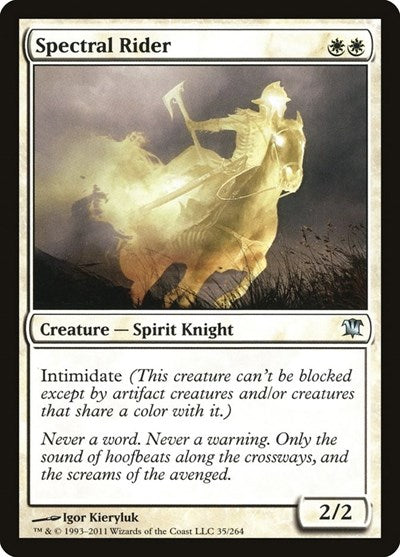 Spectral Rider (ISD) #35 Uncommon (Lightly Played) Innistrad Magic: The Gathering: 2011
