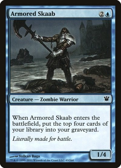 Armored Skaab (ISD) #43 Common (Lightly Played) Innistrad Magic: The Gathering: 2011