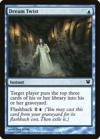Dream Twist (ISD) #54 Common (Lightly Played) Innistrad Magic: The Gathering: 2011